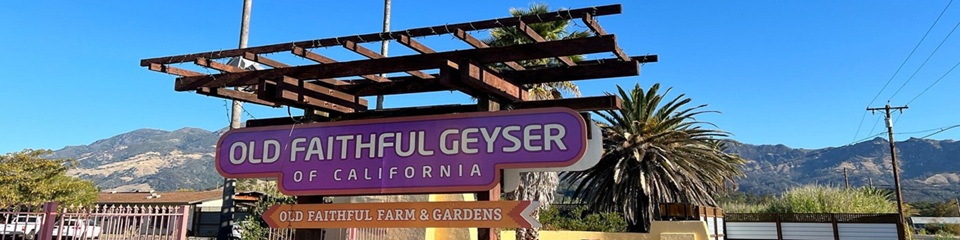 Old Faithful Geyser of California - Header Image
