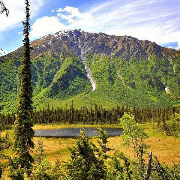 Russian River Falls is located on the beautiful Kenai Peninsula. 