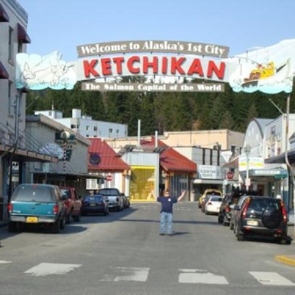 Ketchikan, a Tlingit name for the town’s creek, is also known as “Alaska’s First City.”