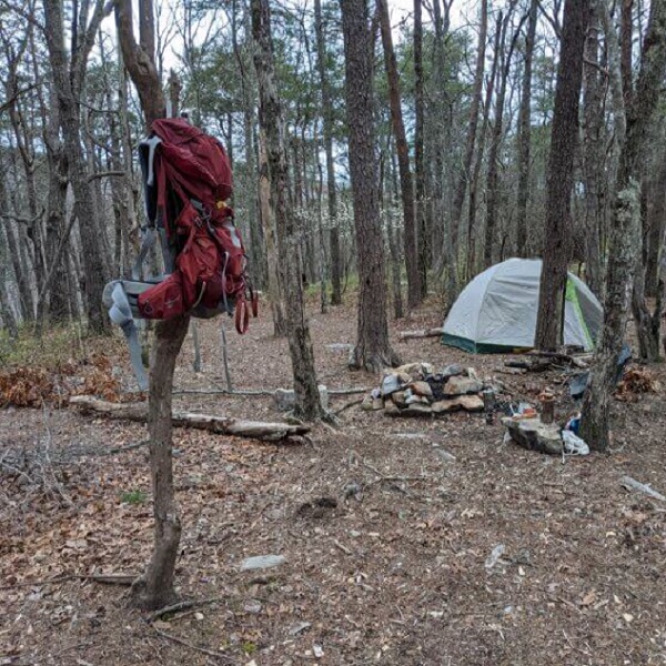 For those choosing to backpack on its 31-mile loop, nice areas can be found to pitch a tent. 