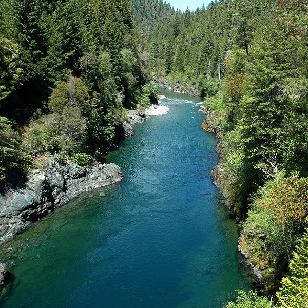 The Smith River is considered one of the cleanest rivers in North America, due primarily to water filtration through serpentinite, the California State rock. Kayakers can experience all classes of rapids during the winter and spring run-off. 