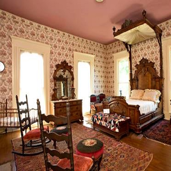 Visitors can take a guided tour of the home at the top of hour when the home is open. 