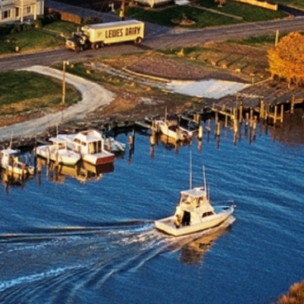 The Rehoboth Canal runs through Lewes between Delaware Bay and Rehoboth Bay. 