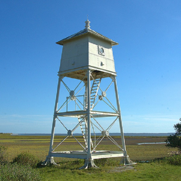 The Sapelo Front Range Lighthouse was a light beacon that shared navigational responsibilities with the Sapelo Lighthouse.