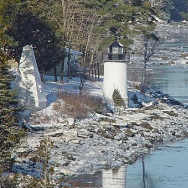 The Whitlocks Mill Lighthouse is the northernmost lighthouse in Maine, as well as the last lighthouse built.