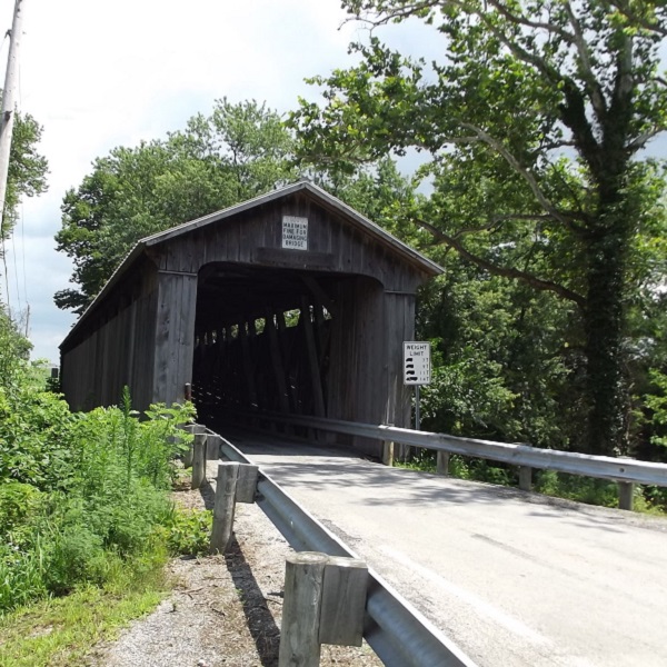 The McCafferty Road Covered Bridge is eligible for the National Register of Historic Places. 