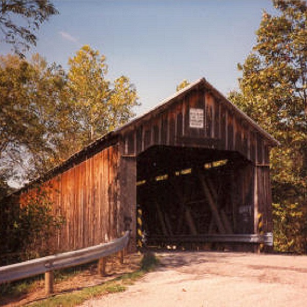 The George Henry Miller Covered Bridge is named after a World War I veteran.