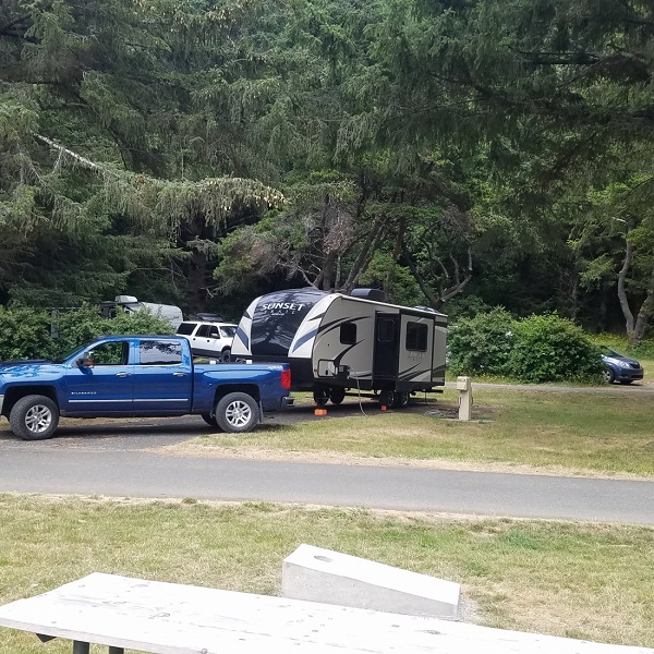 Camp at the base of Humbug Mountain, just yards away from access to the beach, or spectacular views of the beautiful Oregon Coast. 