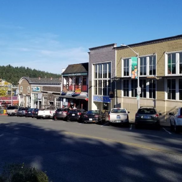 The town of Friday Harbor is the nearest town to Cattle Point, about nine miles to the south.