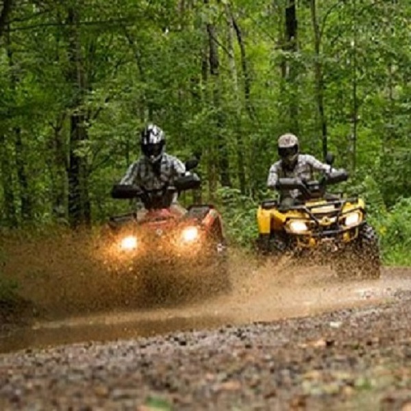 ATV, off-road and snowmobile trails weave through the Lake Holcombe area.