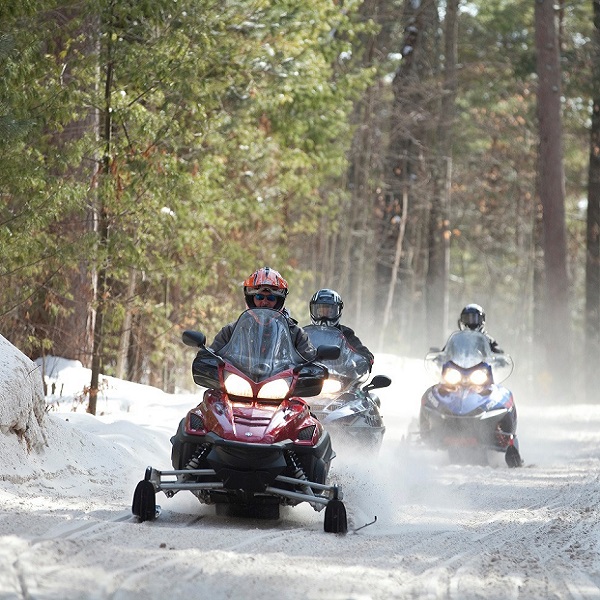 The Minocqua-Arbor Vitae-Woodruff area provides four season outdoor adventure, including snowmobiling in the winter and ATV-fun on those same trails in Summer. 