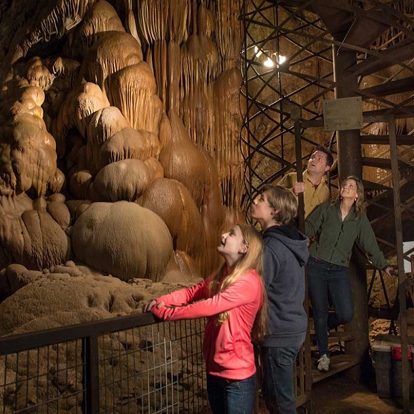 The marble cavern is the largest single cave in California. 