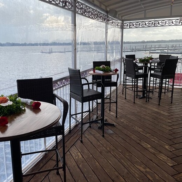 Visitors can take a scenic day cruise to soak in the sun and sights or enjoy a romantic sunset cruise with live music and cocktails. 