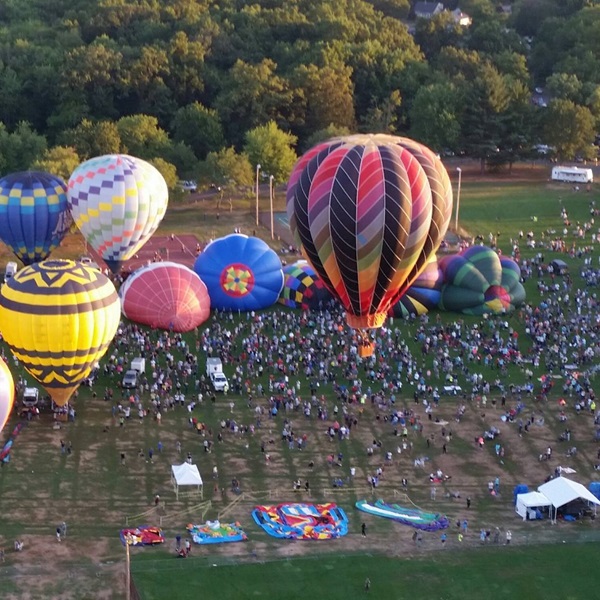 The Plainville Fire Company Hot Air Balloon Festival is the largest event in the town, attracting over 25,000 attendees each year. 