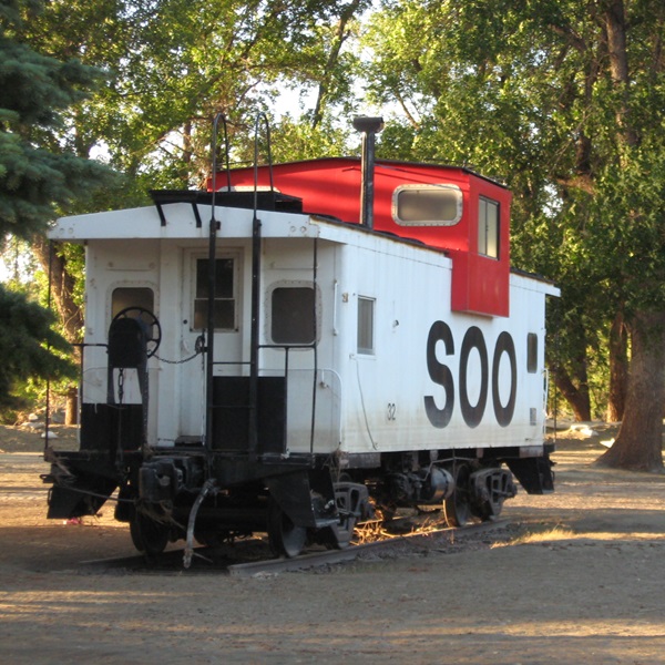The museum has a collection of rolling stock, including passenger cars, freight cars, and cabooses. A highlight of the collection includes a 1920 Soo Line boxcar. 