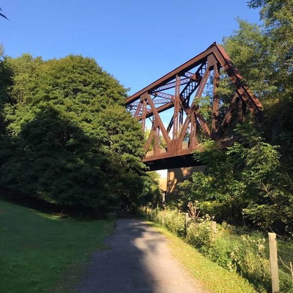 The route crosses Anderson Creek twice and then follows a still smaller tributary, Kratzer Run, as it skirts the Susquehanna River.