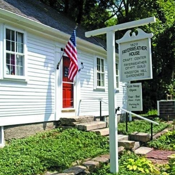 The Fayerweather House is a well-preserved example of a Colonial-era farmhouse. It dates back to the late 18th century and is associated with the early settlement of the Kingston area.