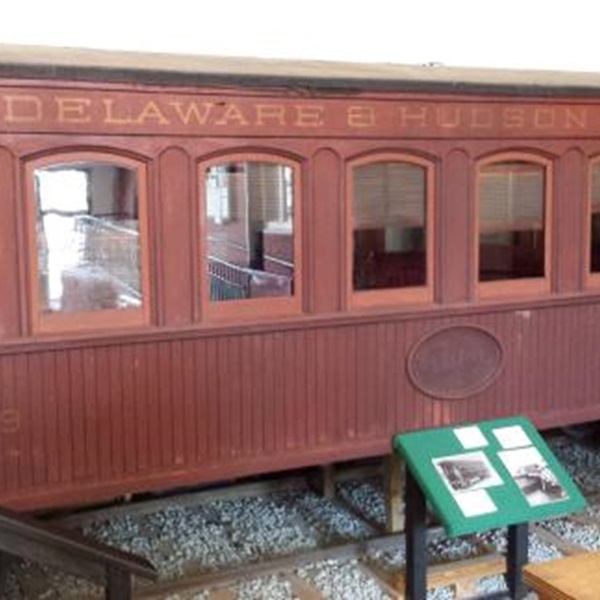 The Stourbridge Lion, a remarkable feat of engineering, is now on display at the Wayne County Museum in Honesdale, along with other D&H Canal memorabilia.