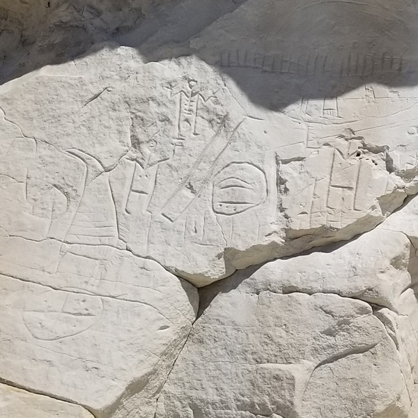 Designated as a National Historic Site, Legend Rock, north of Riverton, features hundreds of petroglyphs dating back as far as 11,000 years.