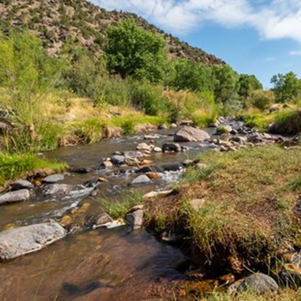 The natural hot spring water exits the spring at temperatures between 159°F and 189° Fahrenheit and is diverted into holding tanks to cool it down. 