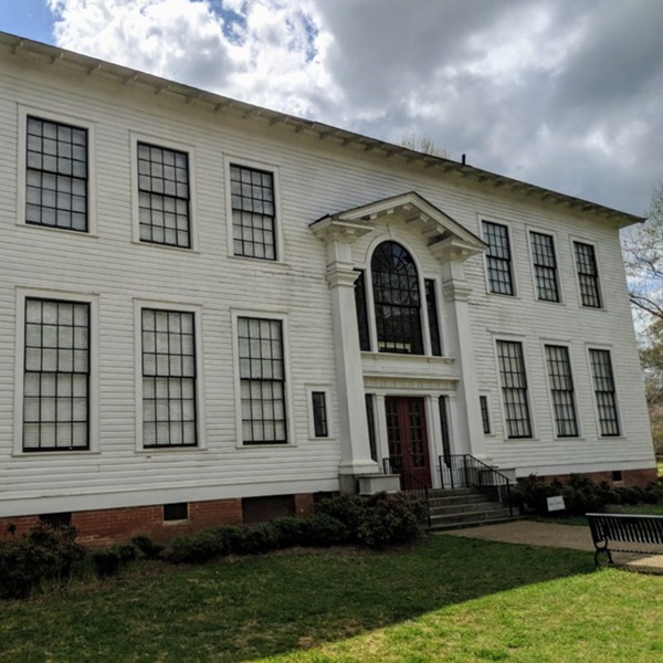 The original campus features several historic buildings, including the main building constructed in 1849, named Fannin Hall after the school's founder, O. P. Fannin. 
