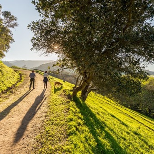 Visitors can explore segments of the trail that wind through rolling hills, grasslands, and agricultural areas. 