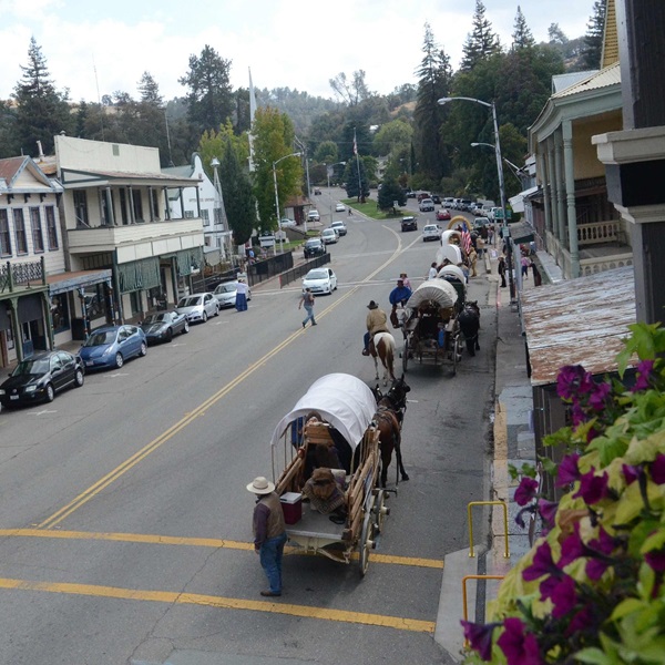 Walking through downtown Sutter Creek offers visitors a glimpse into the town's Gold Rush-era past. 