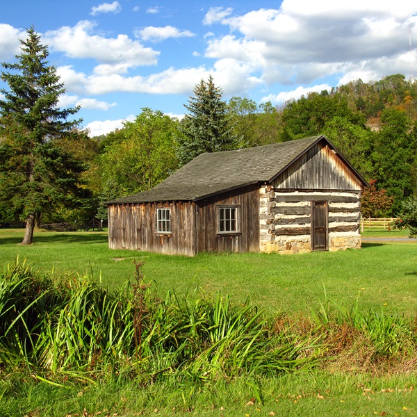 Old Bedford Village is situated amidst the scenic countryside of Bedford County, Pennsylvania, providing a picturesque backdrop for visitors to enjoy. 