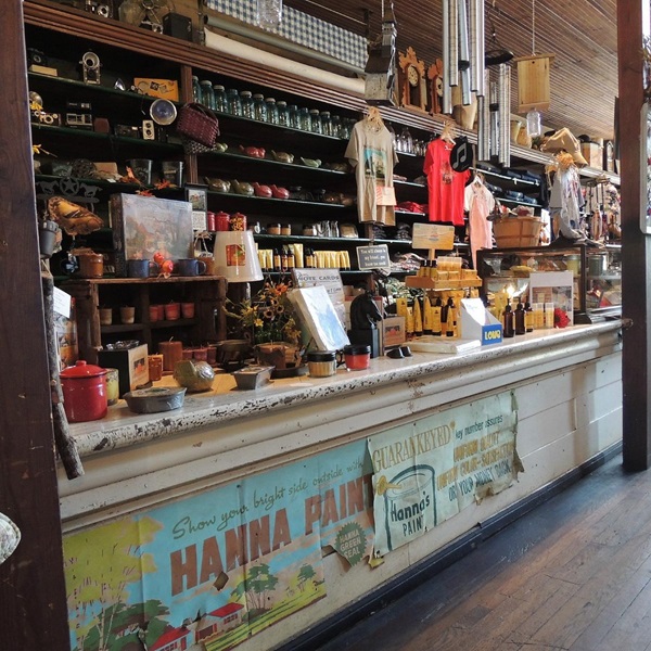 T.B. Sutton General Store is a beloved landmark in Granville that has operated since the early 20th century and retains its historic charm, offering a nostalgic shopping experience. 